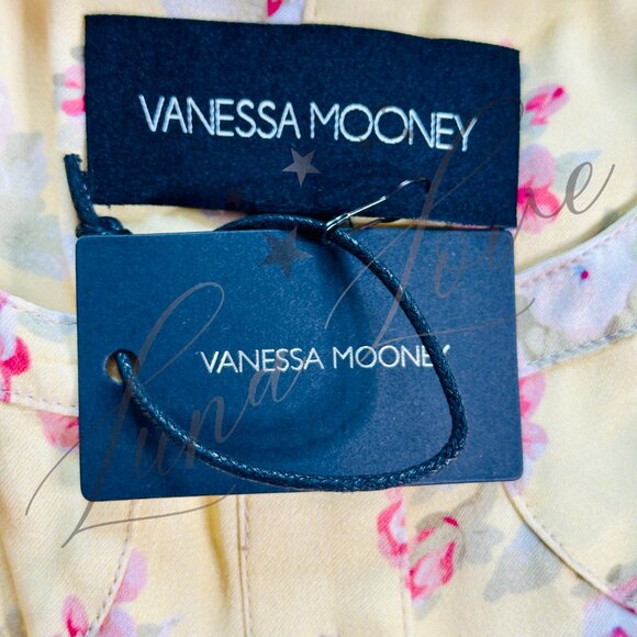 VANESSA MOONEY The Elisabeth Romper Dress In Yellow Rose NWT - Picture 7 of 10